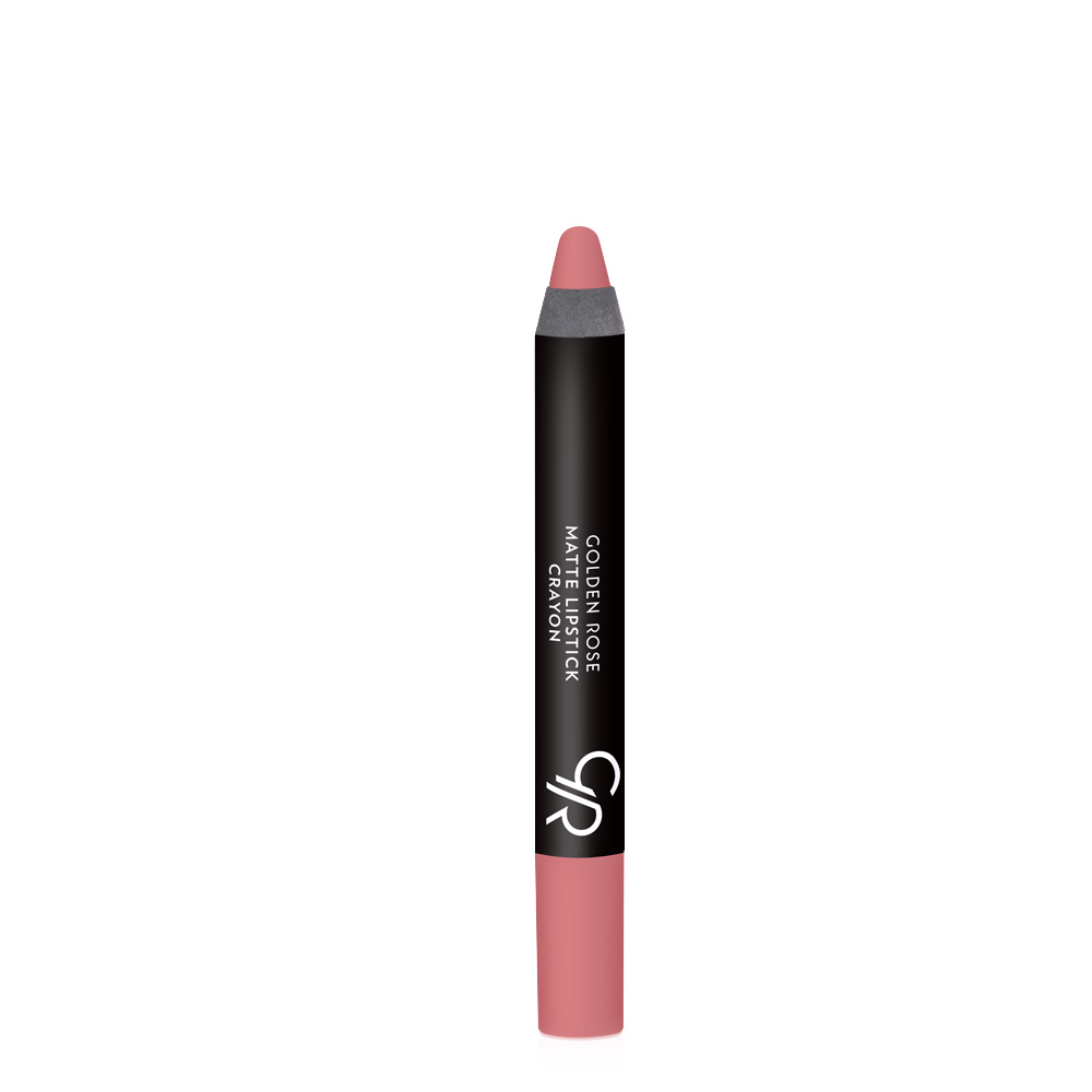 رژ لب مدادی مات گلدن رز مدل کرایون شماره 22 Golden Rose Matte Lipstick Crayon