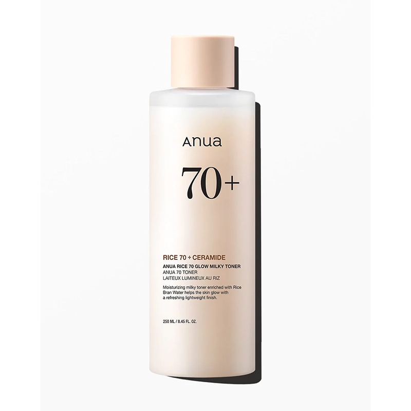 تونر آبرسان و روشن کننده برنج آنواAnua Rice 70 Glow Milky Toner	