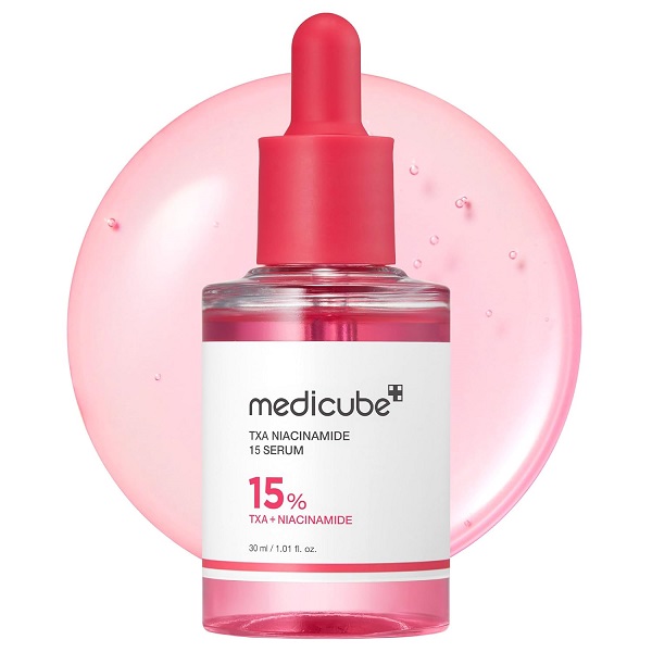سرم مدی کیوب روشن‌کننده و ضدلک  پوست TXA + Niacinamide 15%