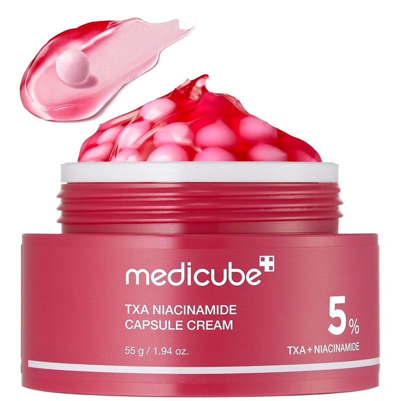 کرم کپسولی ضد لک و روشن کننده مدی کیوب مدل TXA Niacinamide